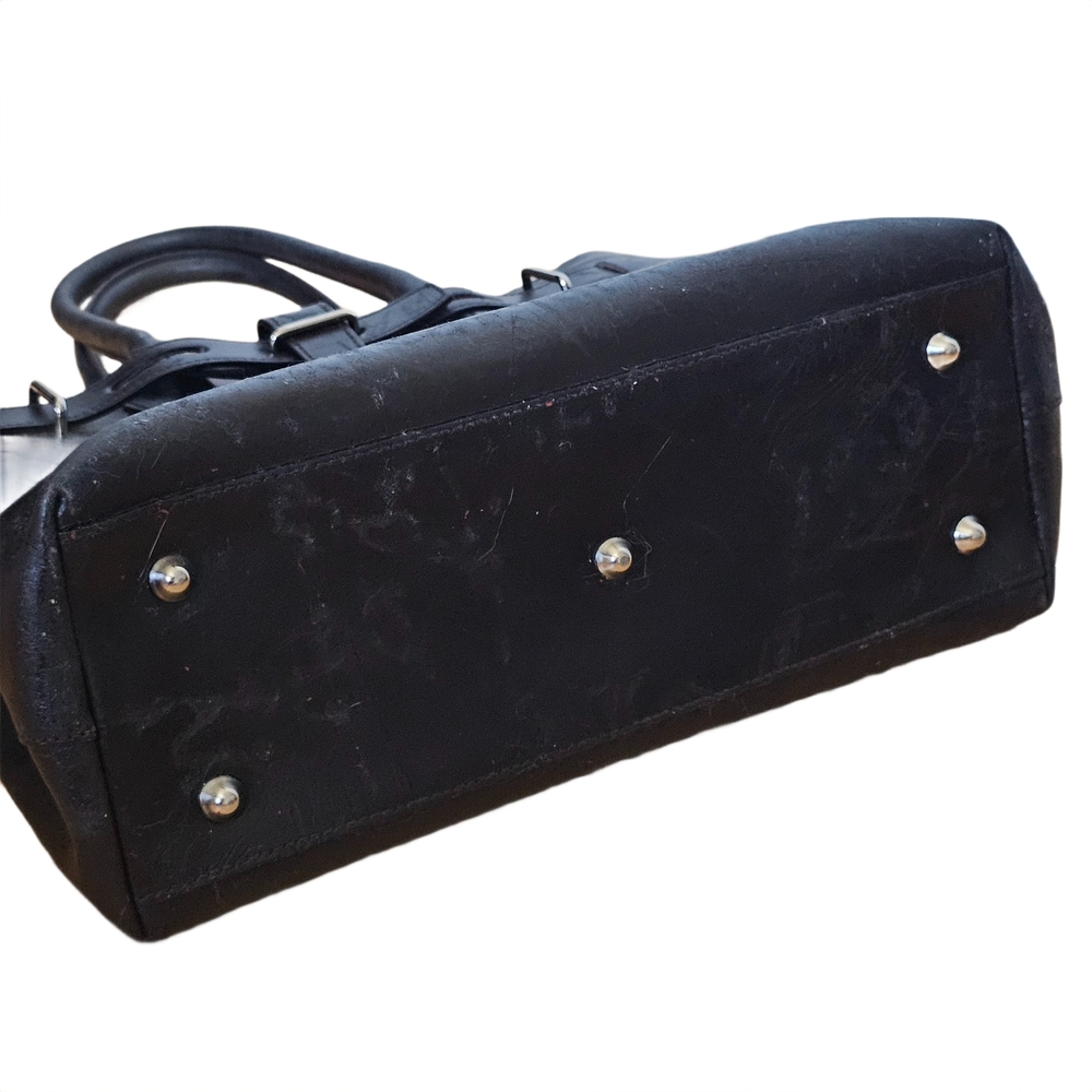 Furla Black Leather Tote – Distressed & Still Stunning - Picture 9 of 16